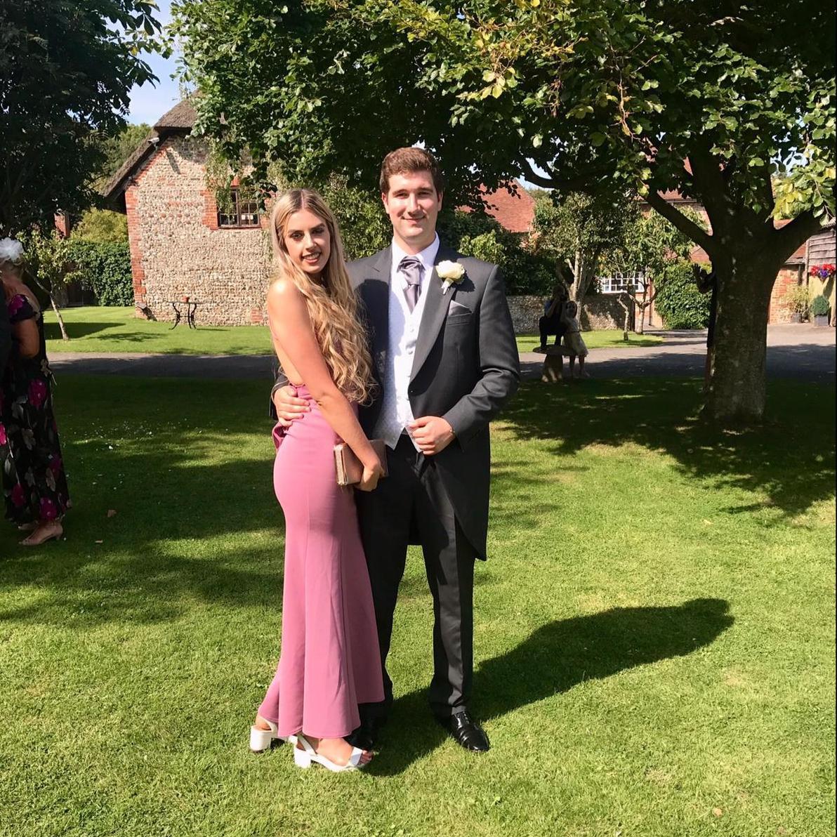 Celebrating a lovely wedding.