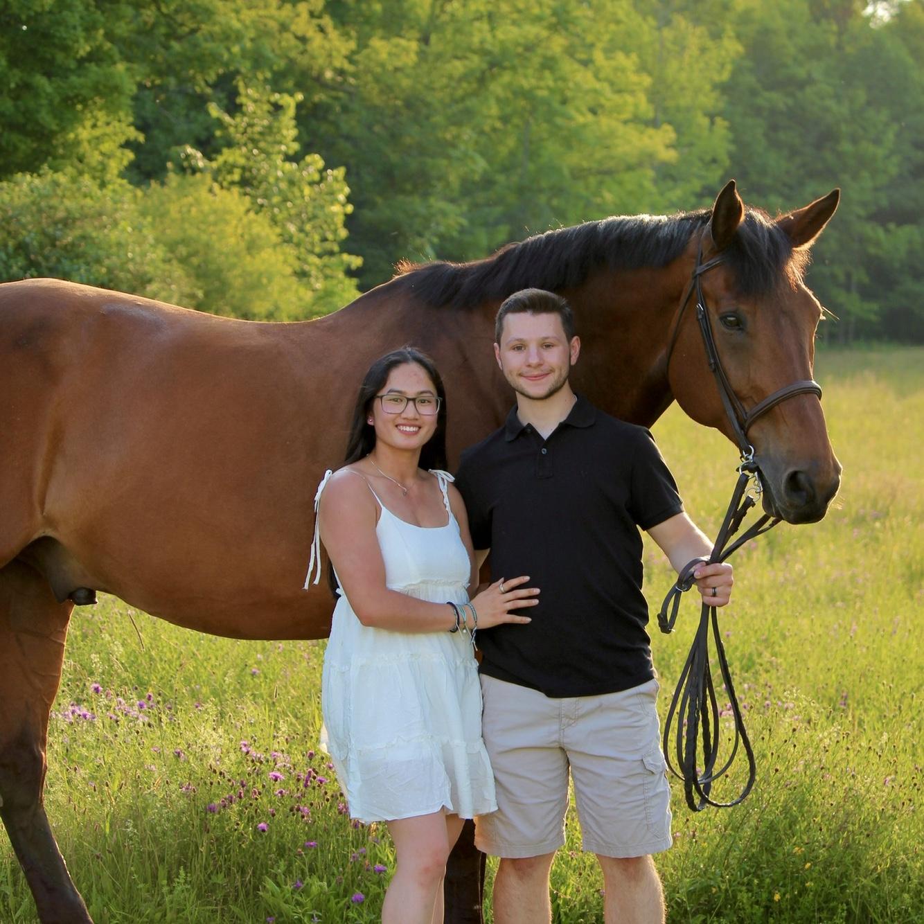 Right after this, Moose stepped on Brandon's foot