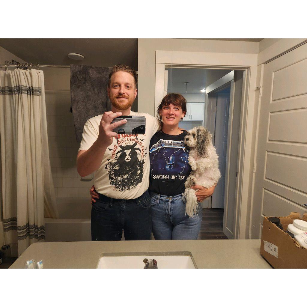 Cassie's first metal show with Todd.