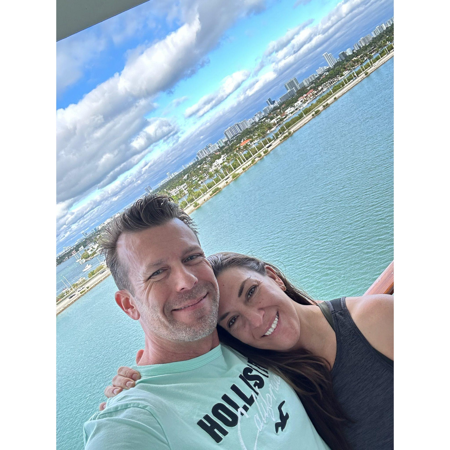 Went on a last minute cruise to the Bahamas right after we found out I was pregnant