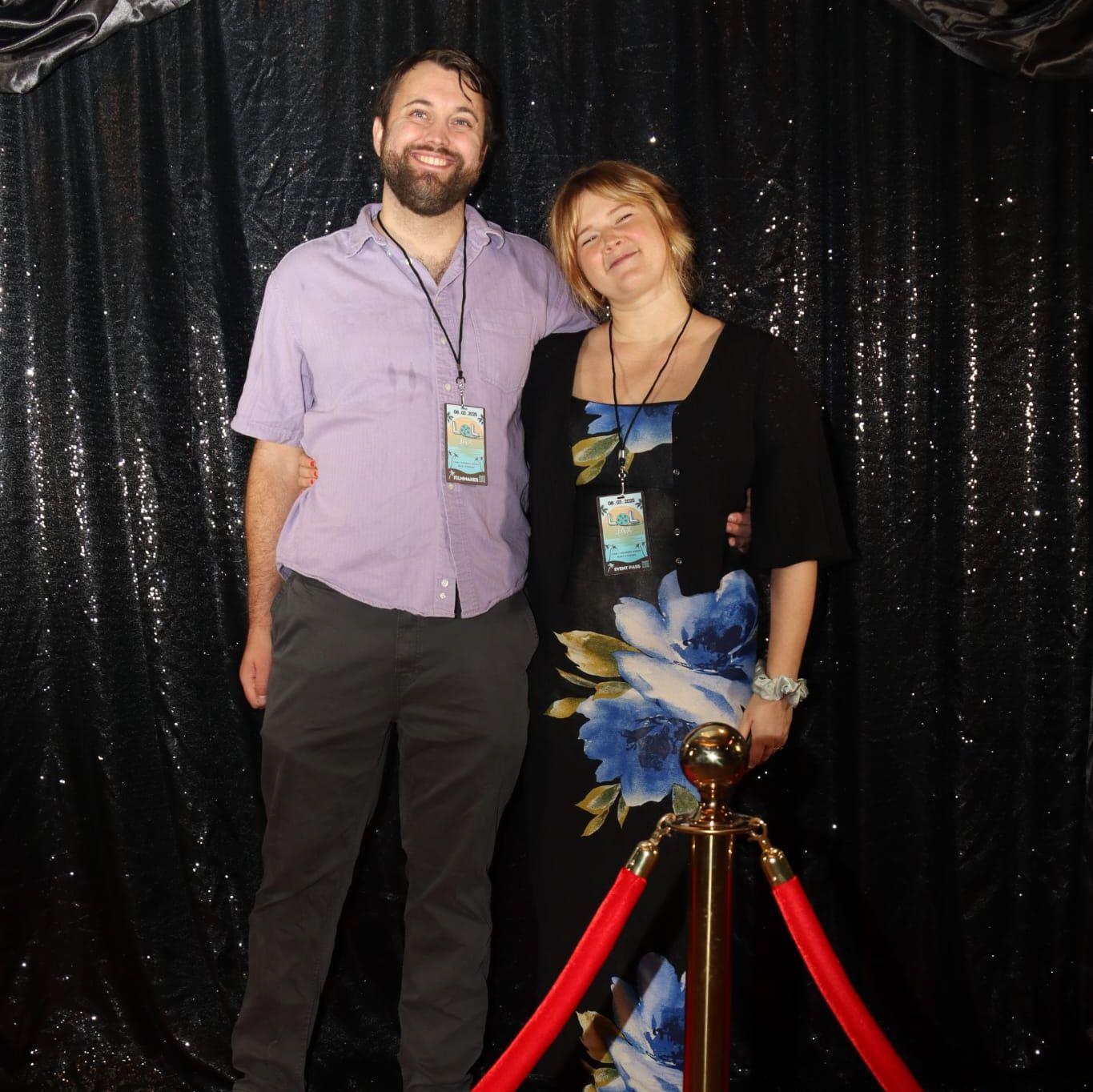 Year 2 on the red carper at LOL Jax Comedy Fest at WLRN Studios. This time Dylan and his teams had two films win awards.