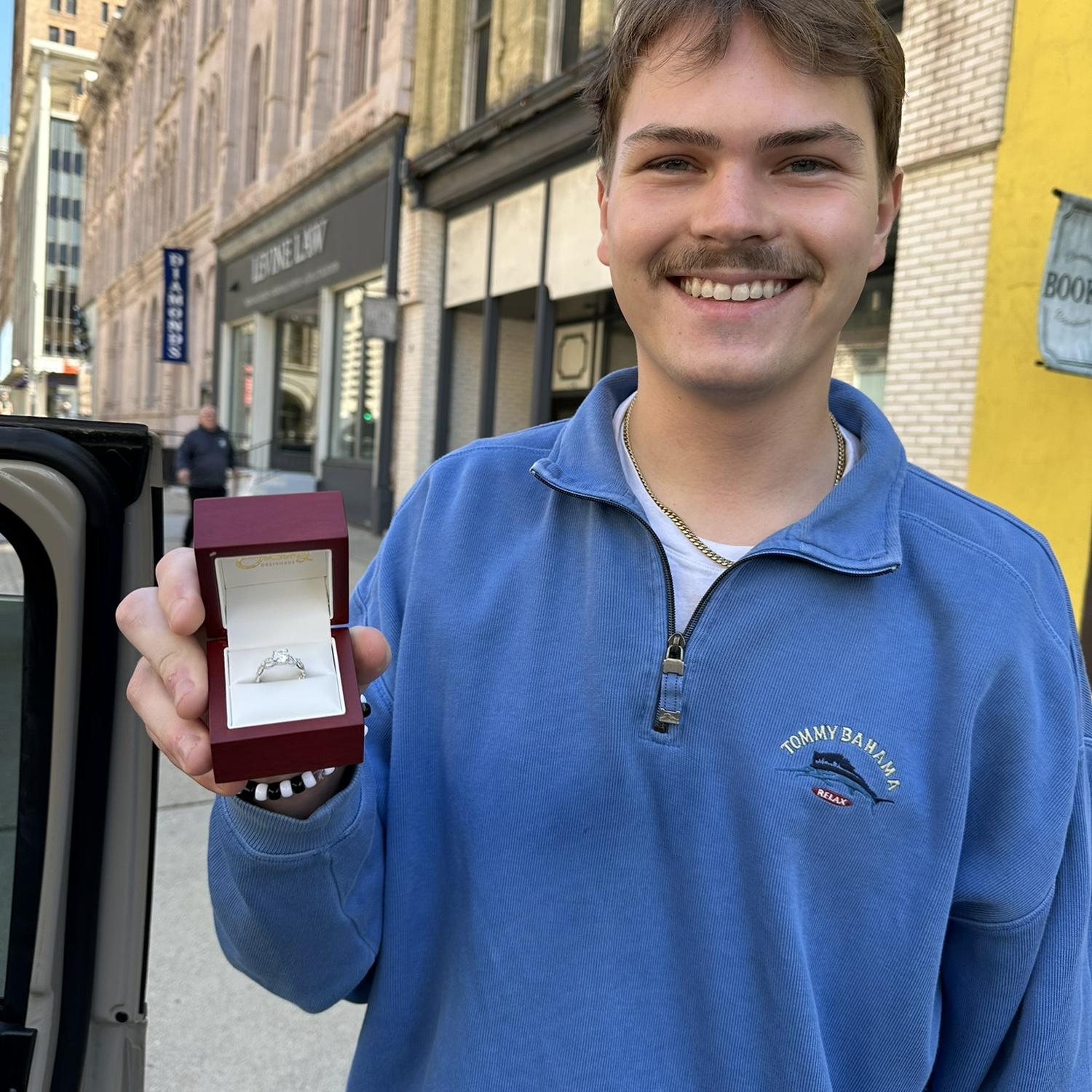 The day Brennan got the engagement ring!!!