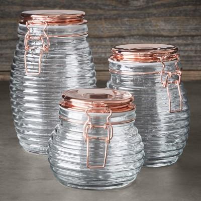 Beehive Glass Jar Sets