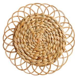 Round Natural Fiber Loop Placemat - World Market