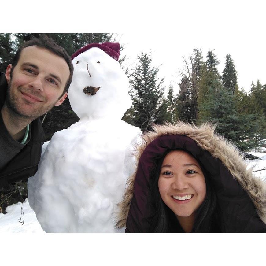 Our Canadian snowman in Whistler, eh.