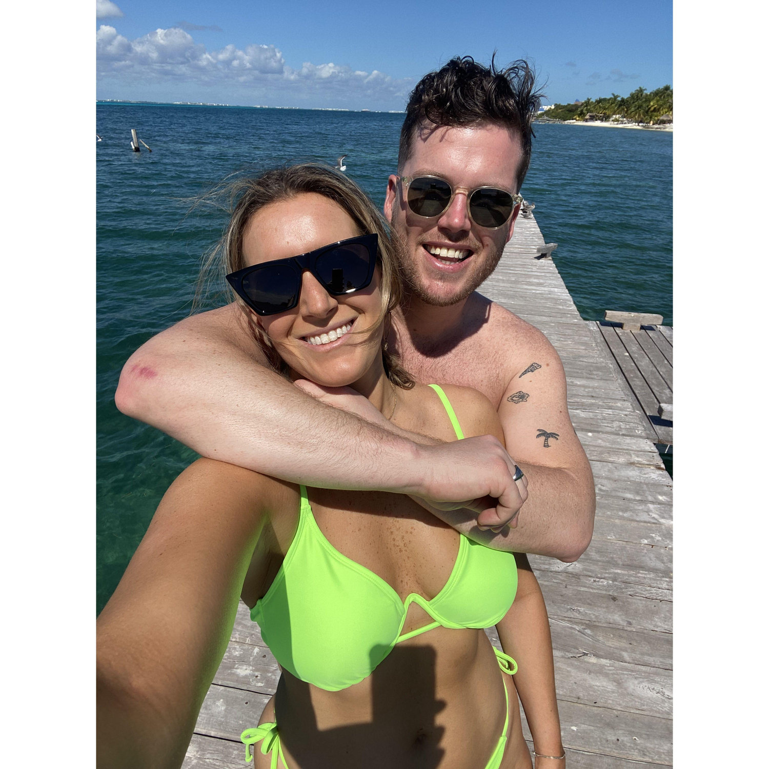 Our first time celebrating a birthday together. We went to Isla Mujeres for Michael's 33rd birthday and began a tradition of traveling for it every year since.