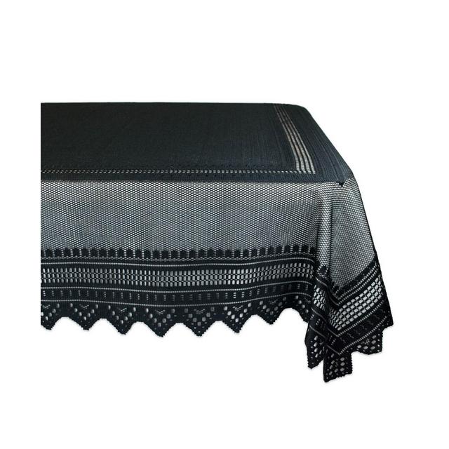 Design Imports Nordic Lace Table Cloth 52" x 90"