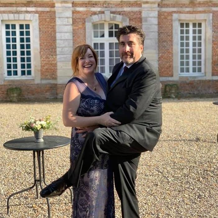 Alan's favorite photo! At Olivia and Previn's wedding in France : )