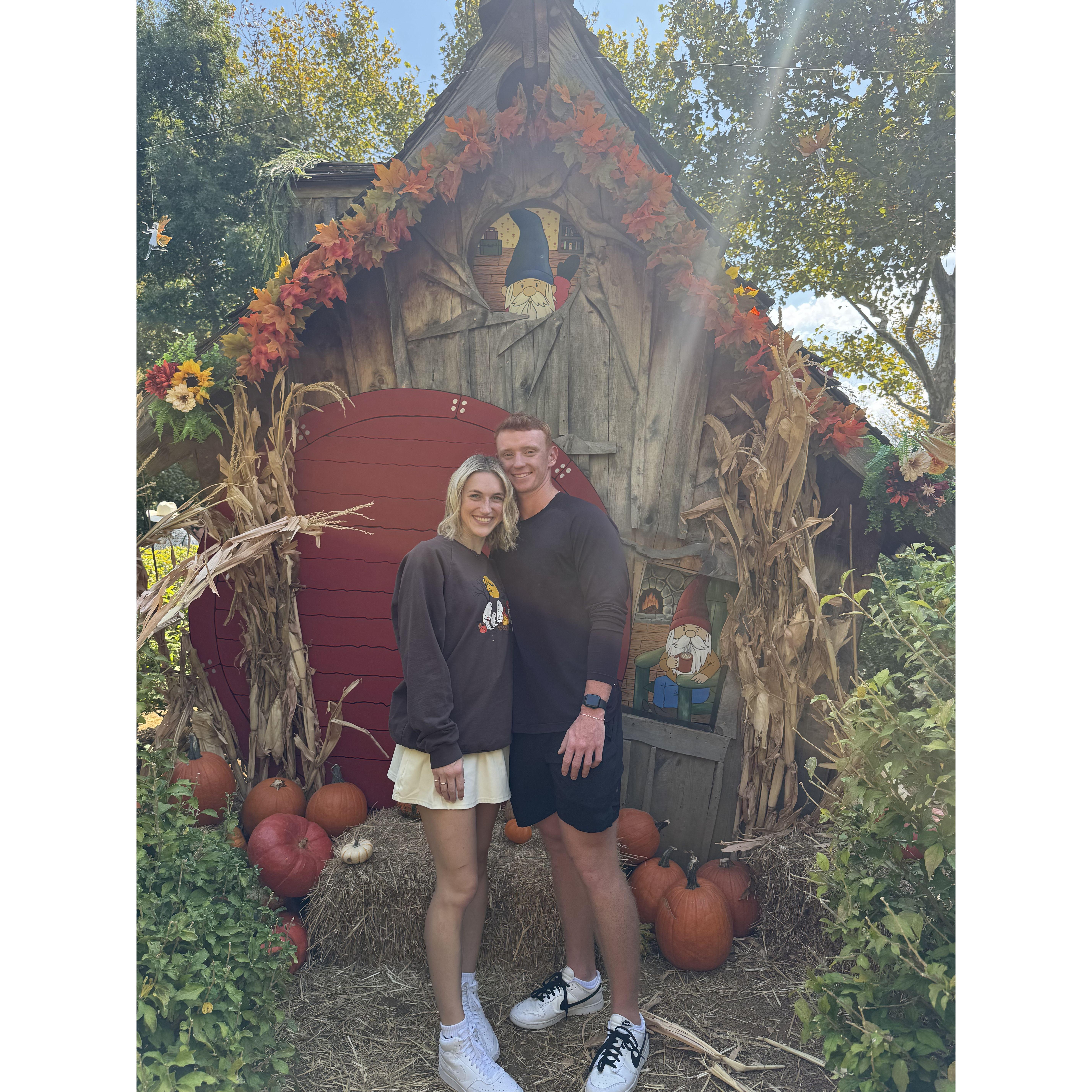 Pumpkin patch fall break date!