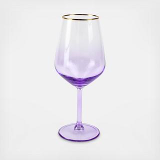 Rainbow Wine Glass, Set of 4