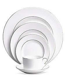 Dinnerware, Blanc Sur Blanc 4-Pc. Place Setting