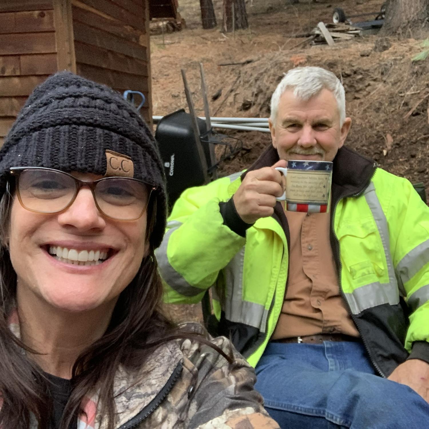 At the cabin, our favorite place to be.