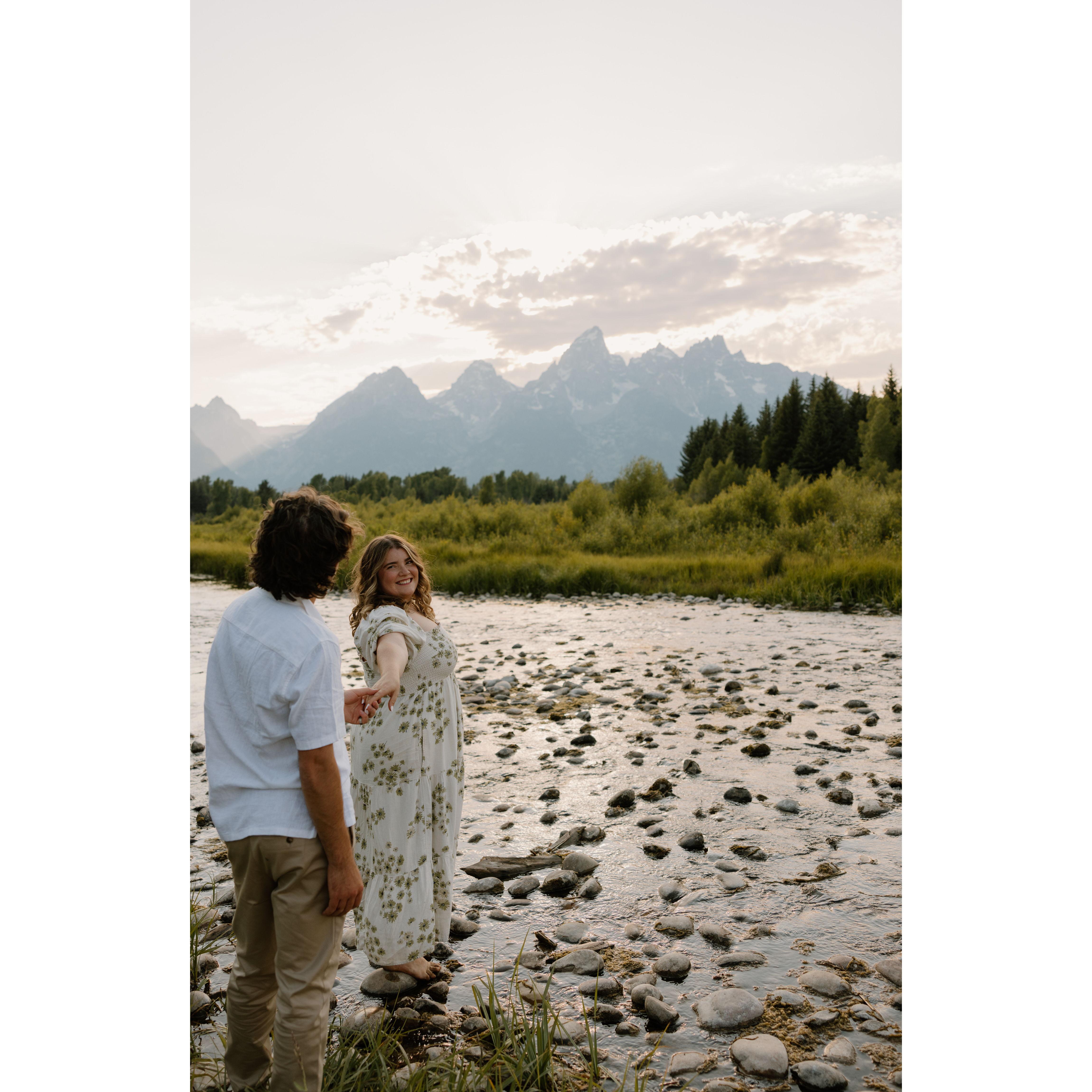 Our magical engagement session at Teton National Park!