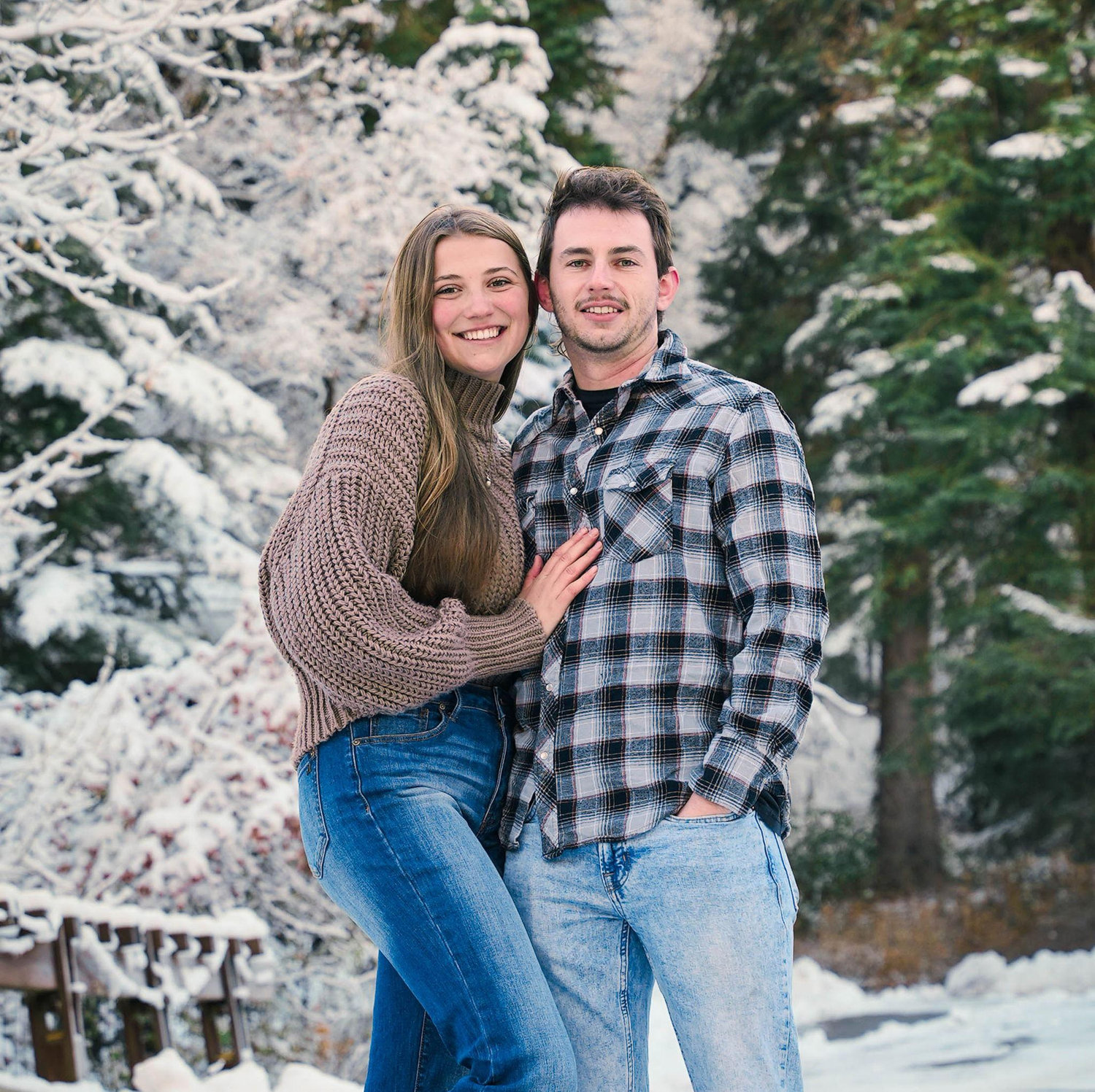 Taken at Sieverts family photos after one month of officially dating
