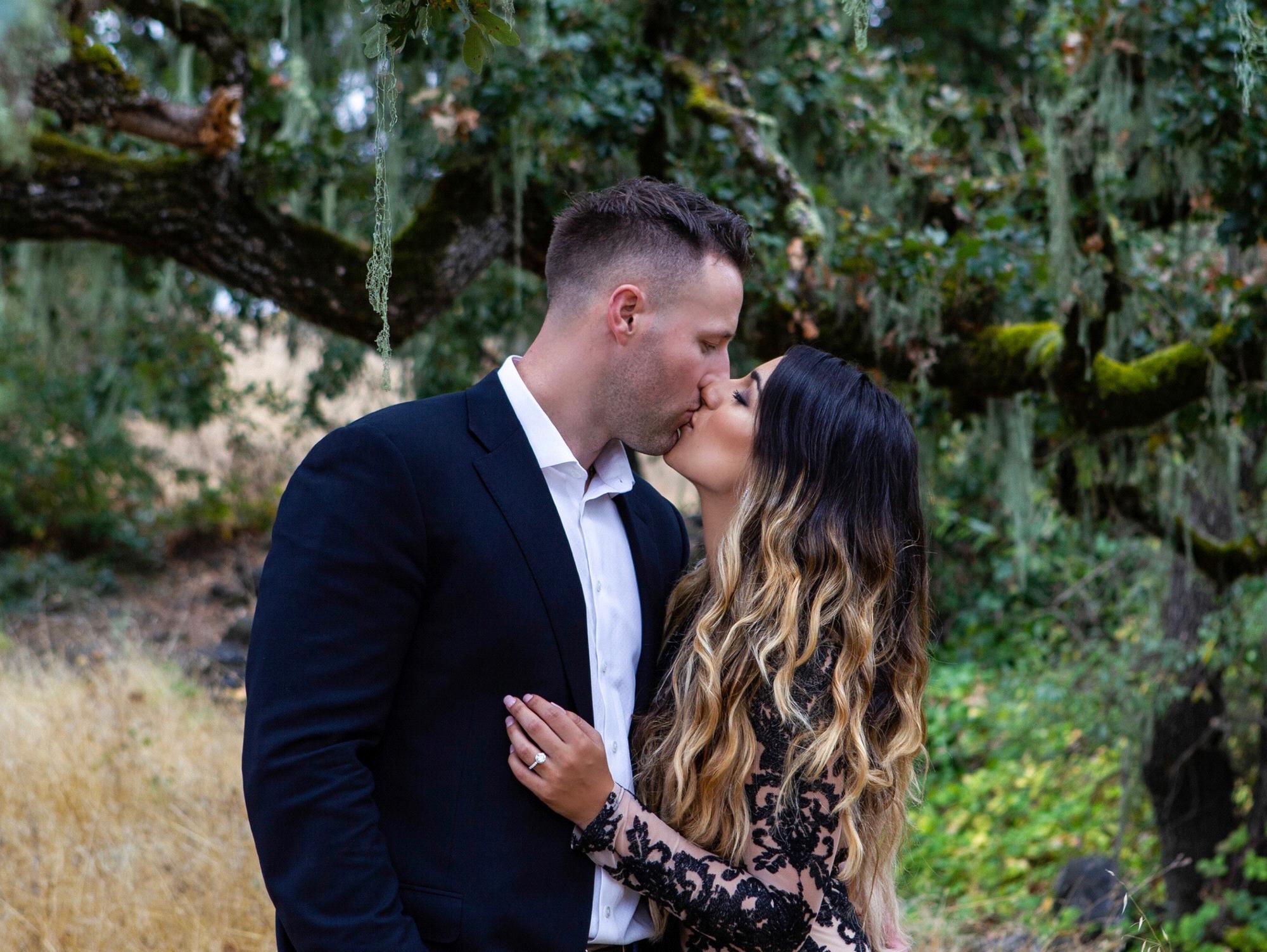 These are our engagement photos - taken by the father of the groom, Rick Heaslet.