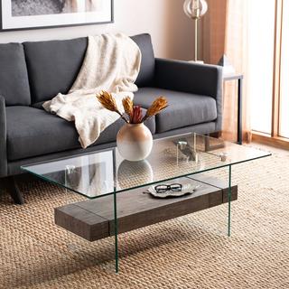 Kayley Modern Glass Coffee Table