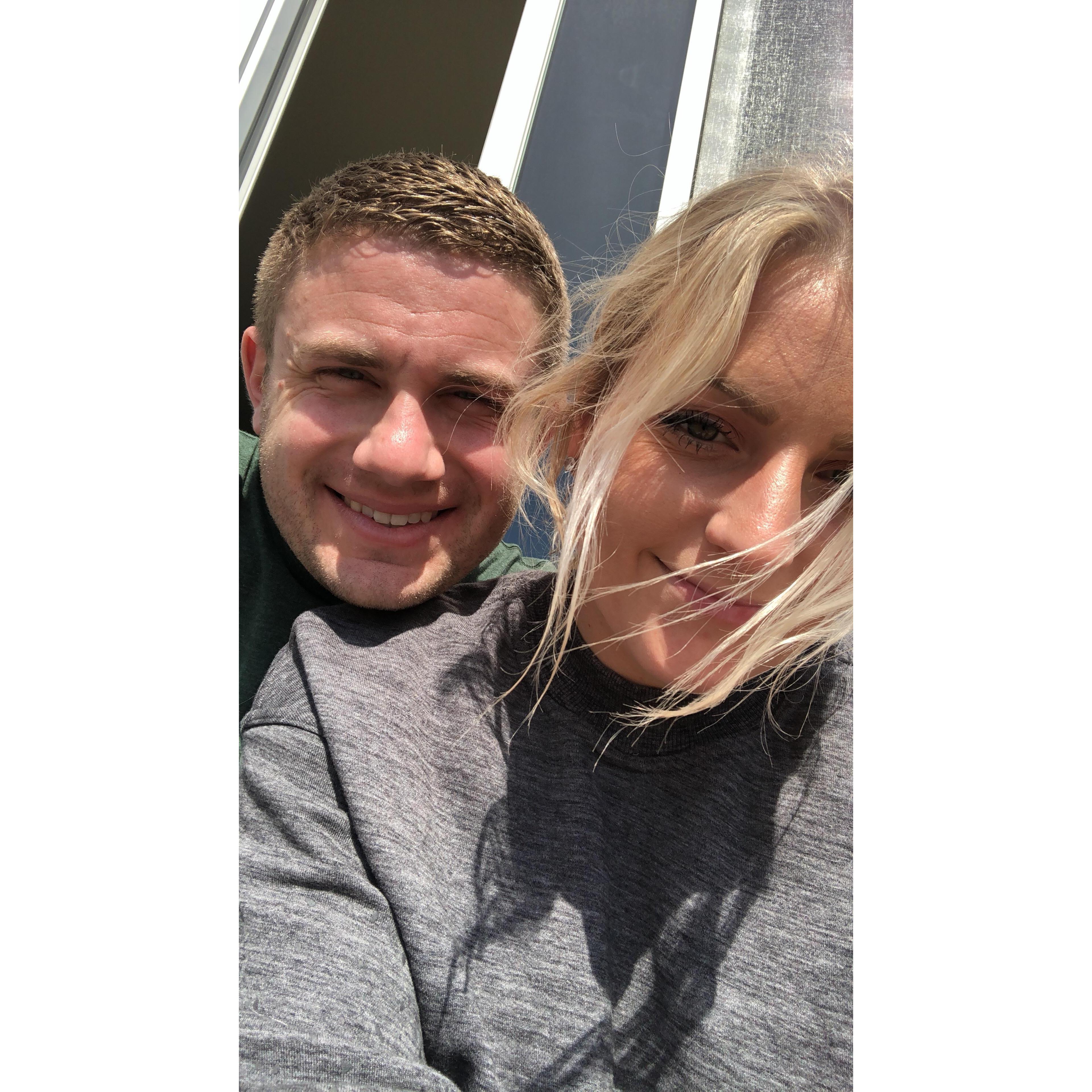 Our first MDW together at the Jersey shore.