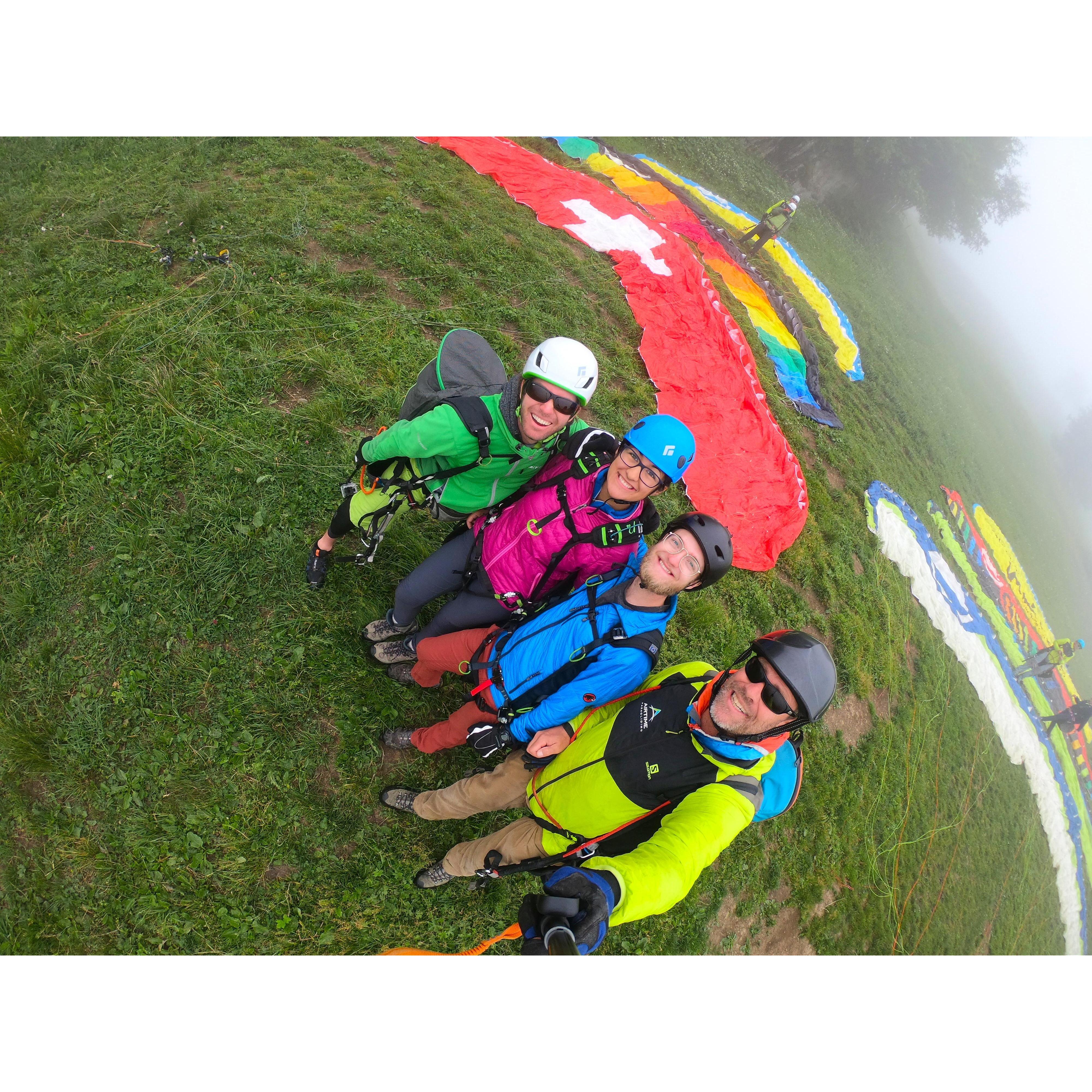 Paragliding in Switzerland, 2018