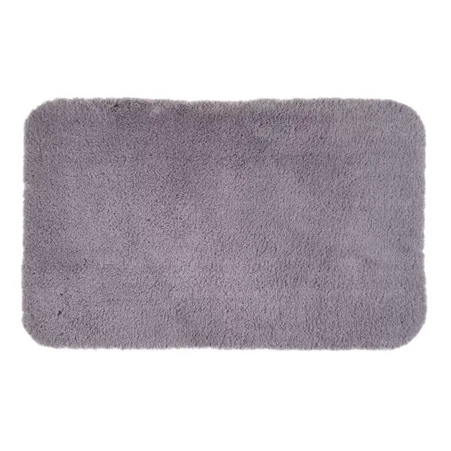 Nestwell™ Soft Plush 21" x 34" Bath Rug in Light Grey