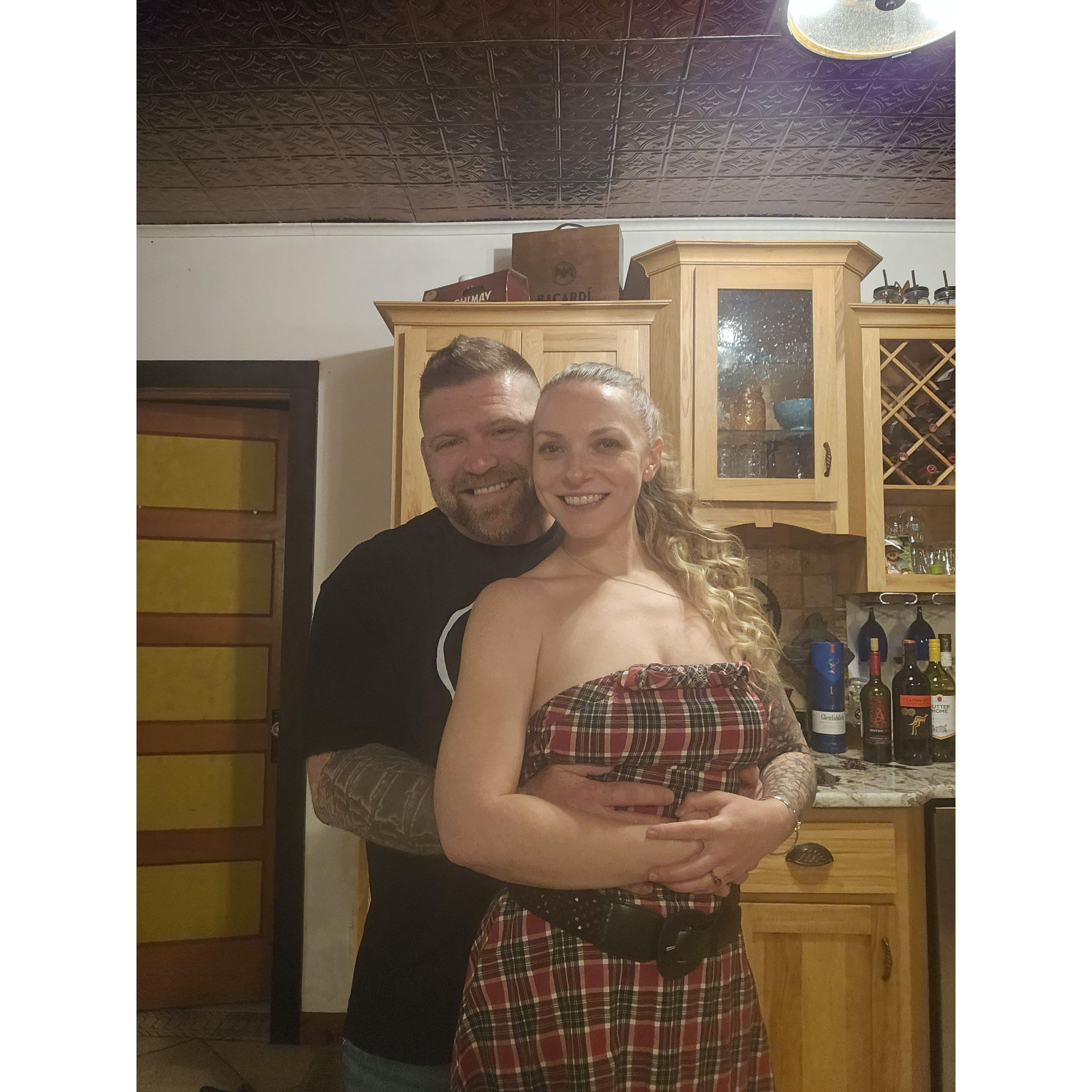 The first official picture as Husband and Wife on February 29th, 2024