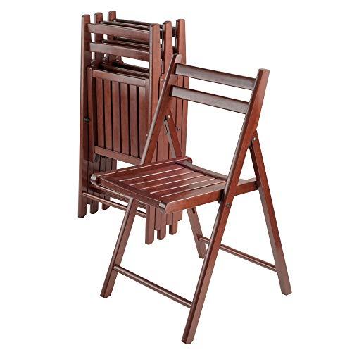 Winsome Wood Robin Seating, Walnut (Set of 4)
