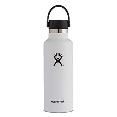 Hydro Flask Water Bottle | Stainless Steel & Vacuum Insulated | Standard Mouth with Leak Proof Flex Cap| Multiple Sizes & Colors