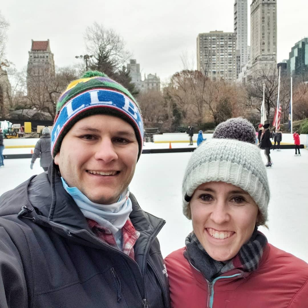 Ice Skating in Central Park