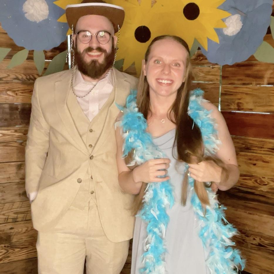 Dressed up for Brittany and Stephen's wedding <3