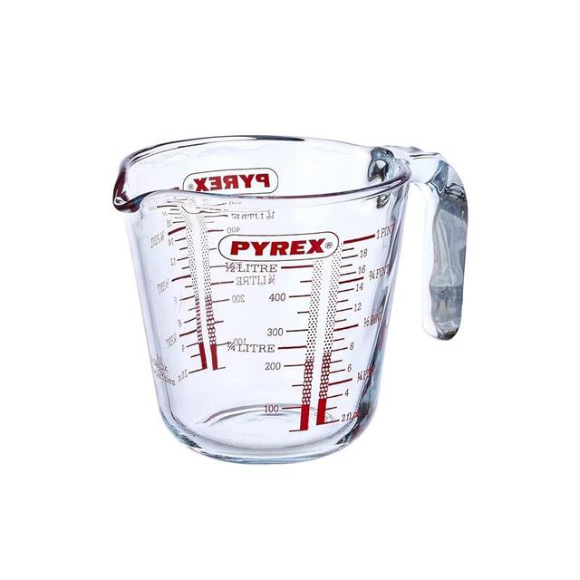 Synergy Trading Pyrex Heat Resistant Glass Container, Measuring Cup, Measuring Cup, Measuring Cup, Jug, Measuring Cup, Oven, Microwave Safe, 16.9 fl oz (500 ml)