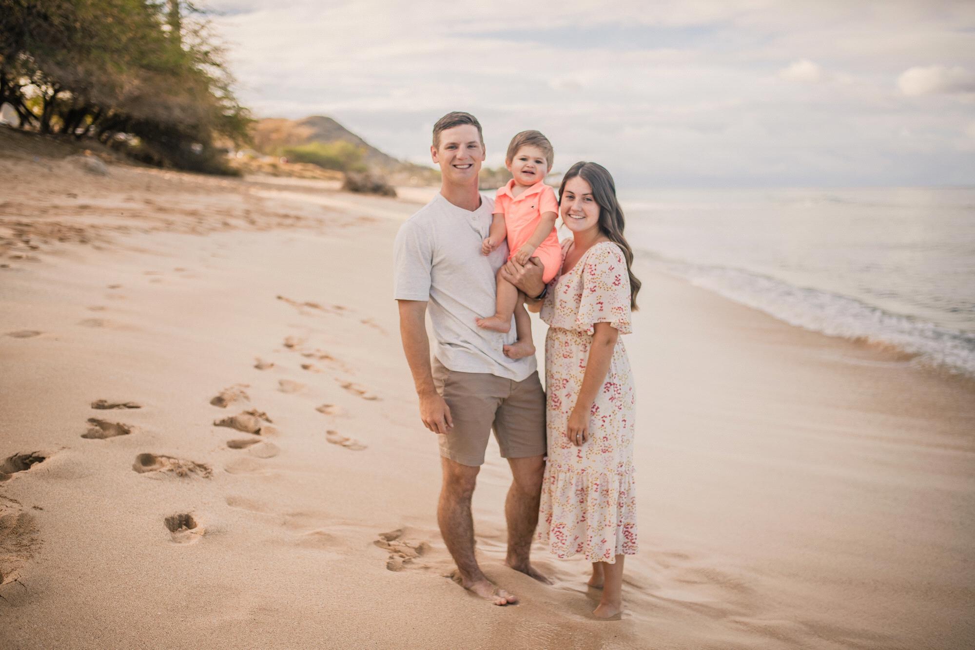 Our last picture as a family living together in Hawaii