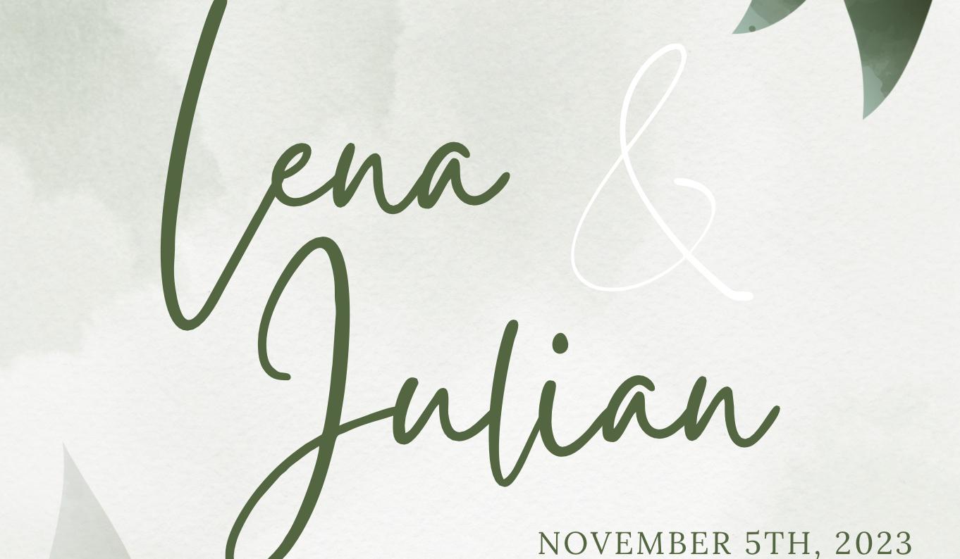 The Wedding Website of Lena Dobler and Julian Ramos