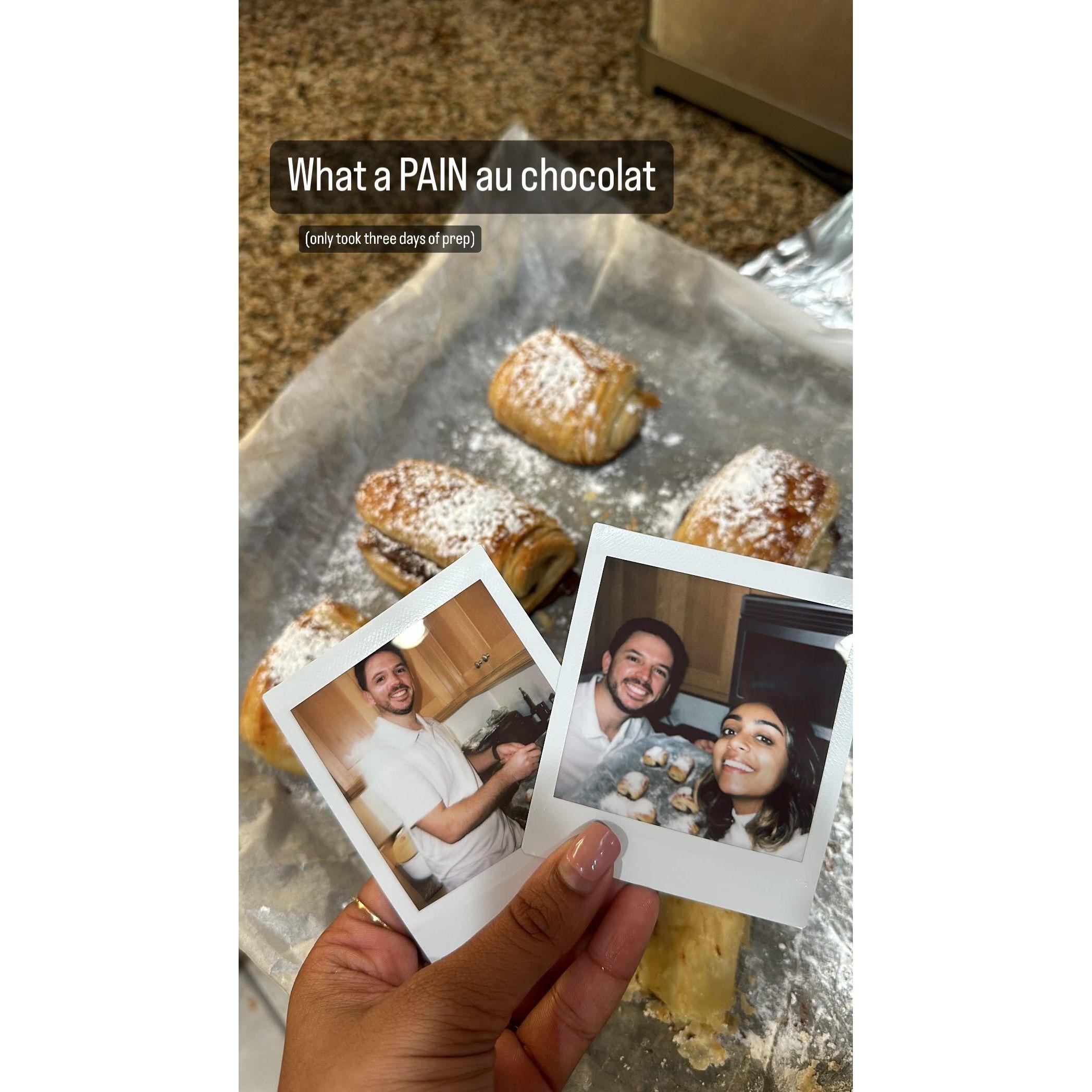 Eating Croissants is our love language, not baking them ourselves.