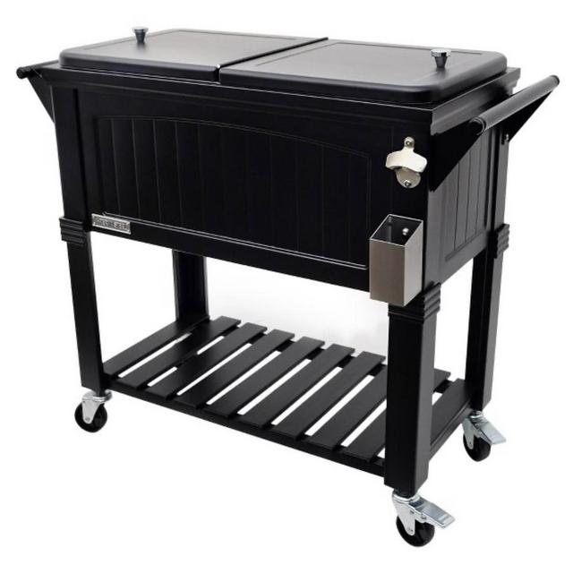 Outdoor Stand Up Drink Cooler Cart