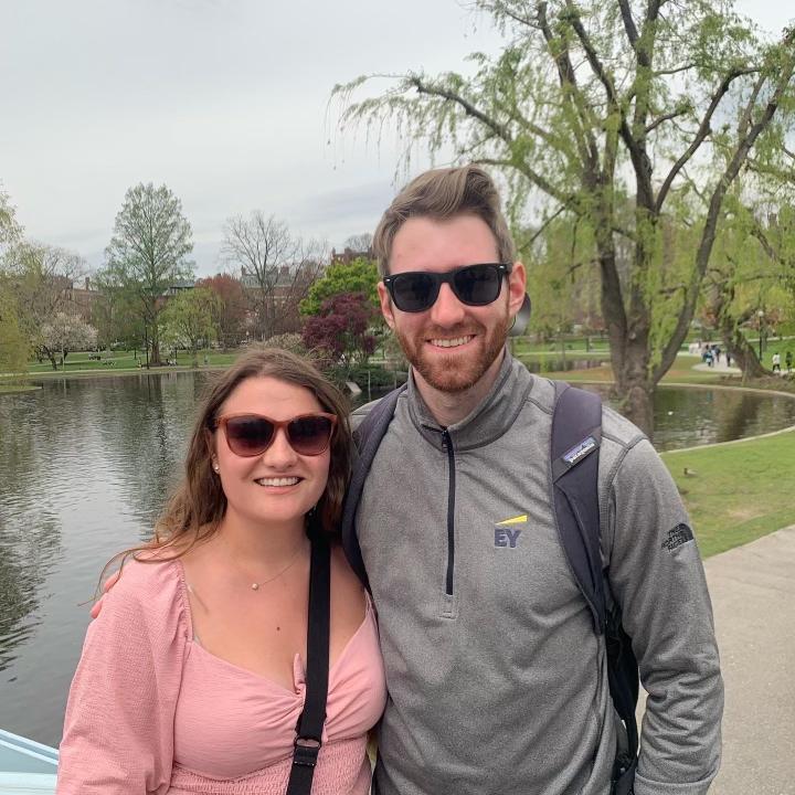 Picture of us traveling in Boston!