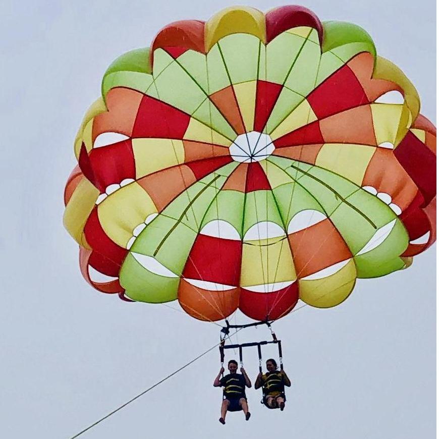 The most adventurous thing we've done yet. Who do you think was more scared...?