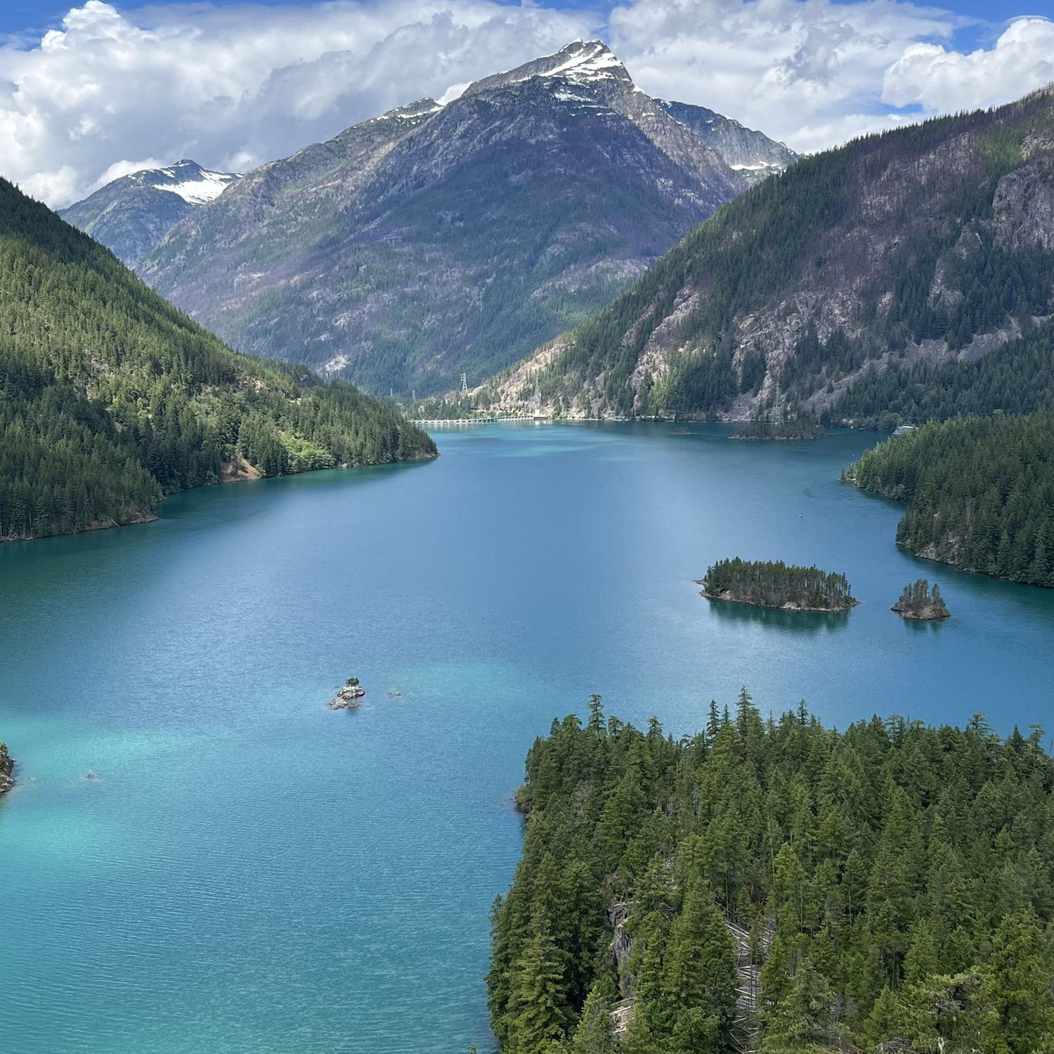overlook at Diablo Lake. our special spot.