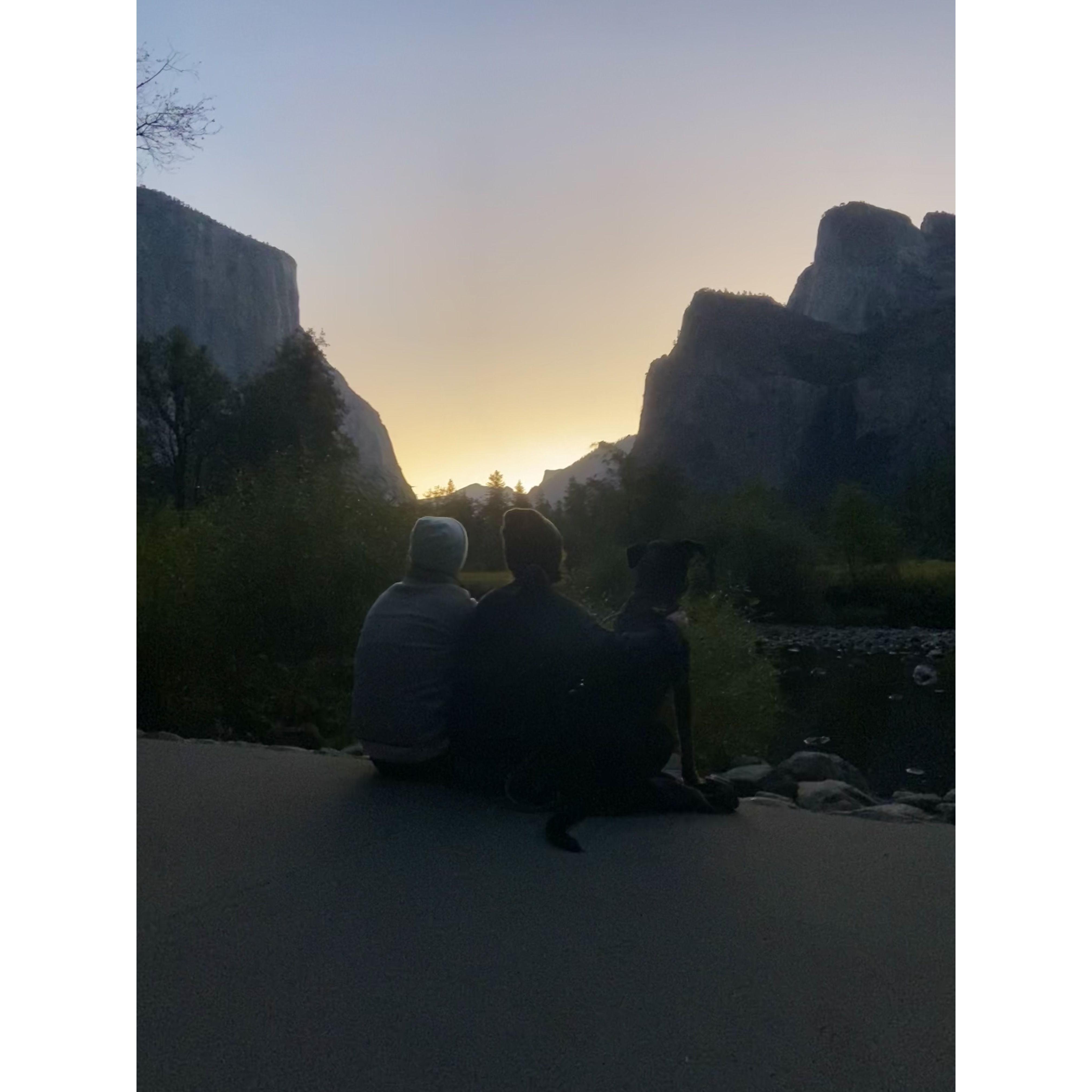 Sunrise at Yosemite National Park