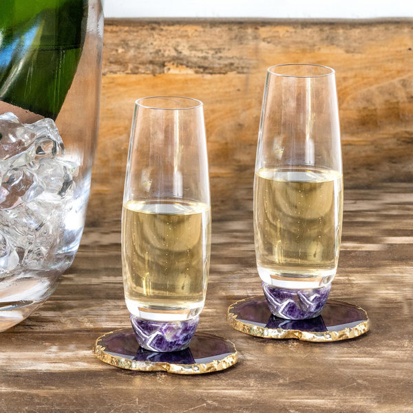 ANNA New York Elevo Champagne Glasses