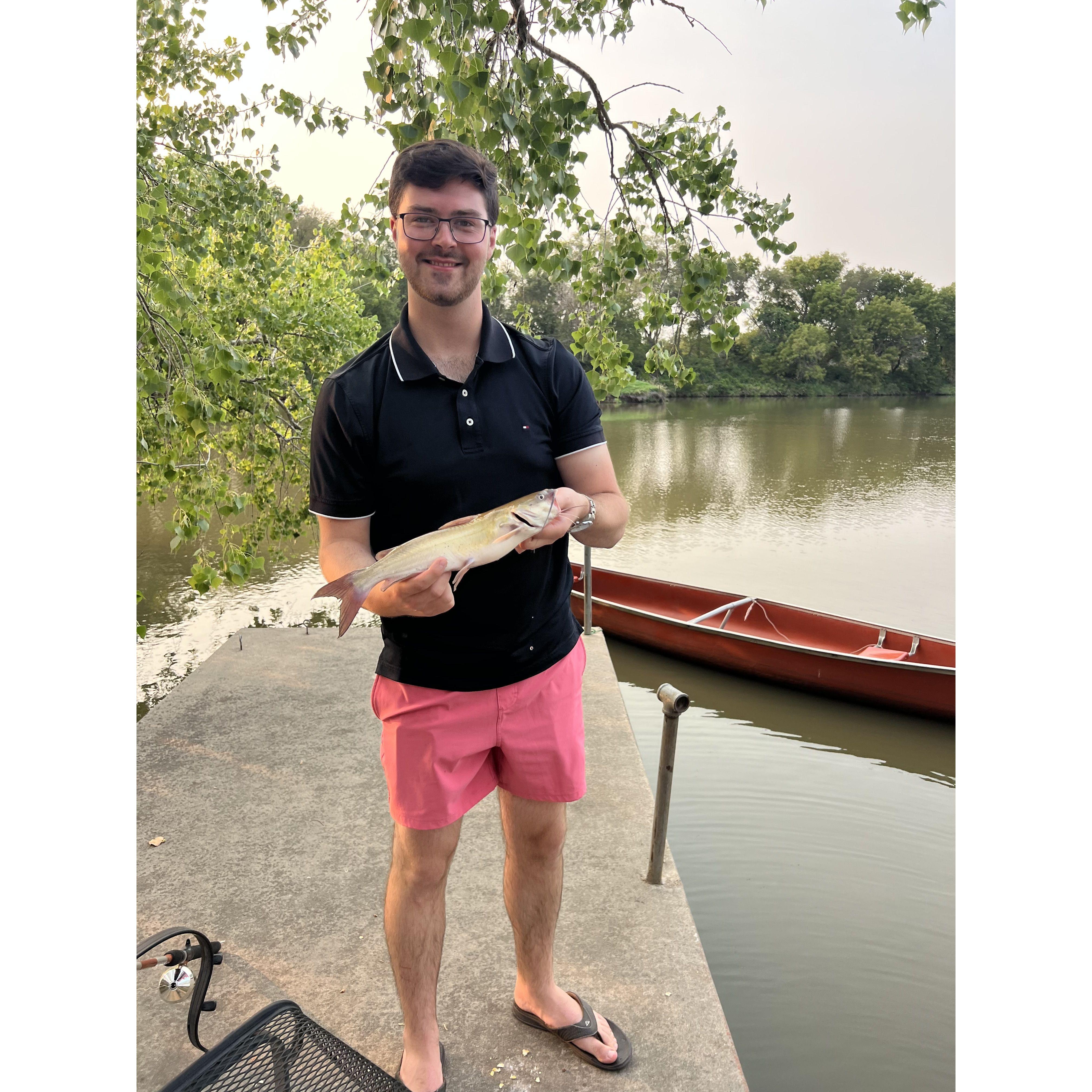 Aaron visits Bethany's family lake in Kansas, one of her favorite places in the world. July 2023