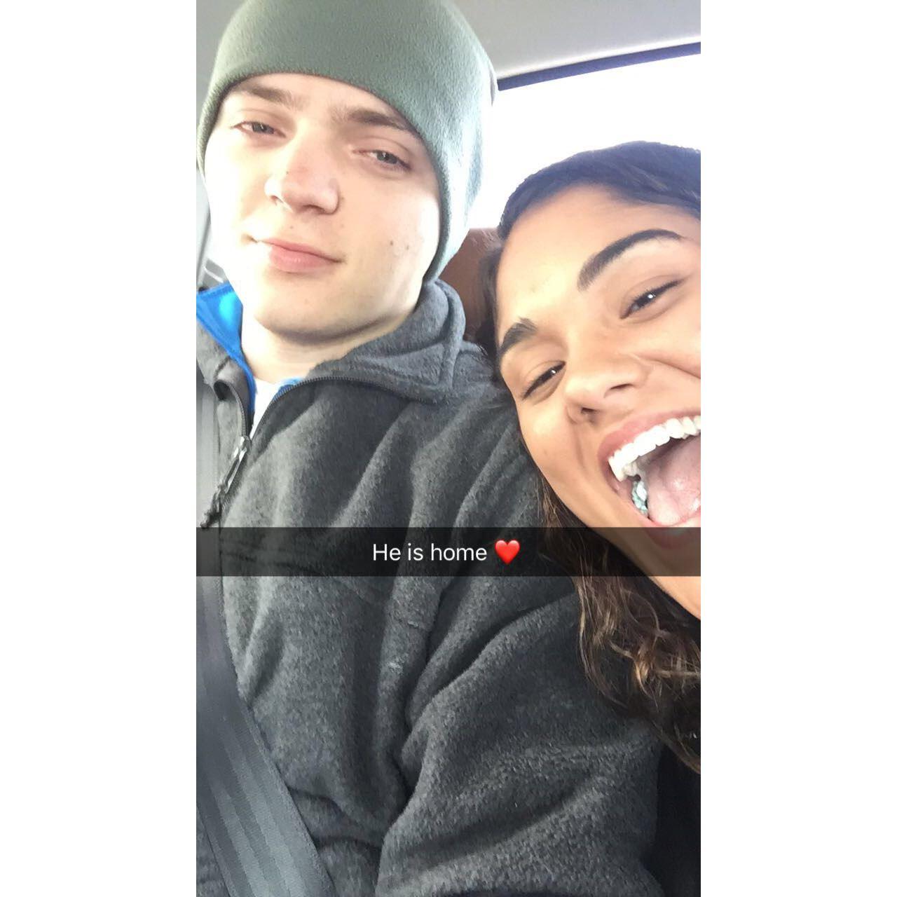 How excited I was to see him