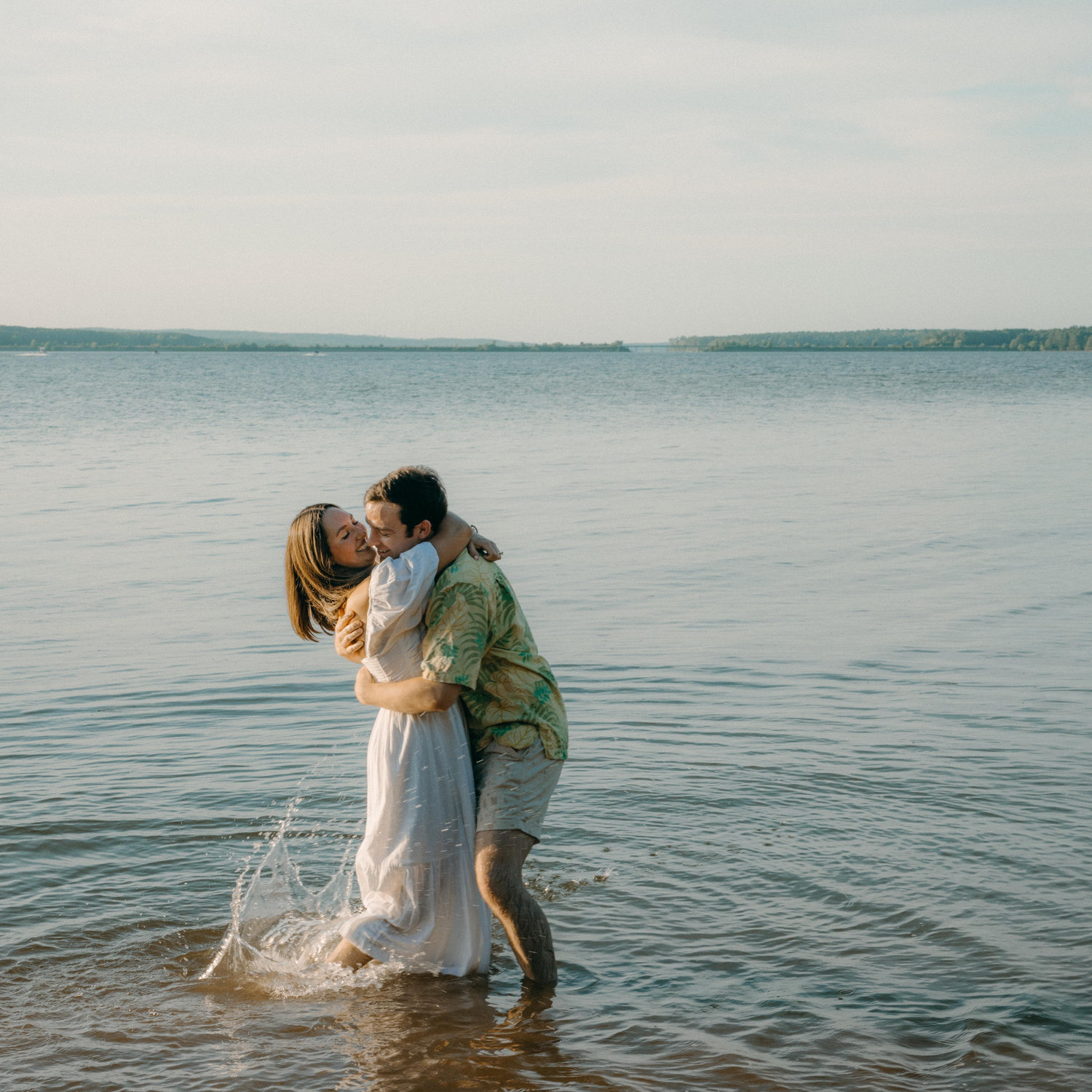 Engagement Photos at Jordan Lake