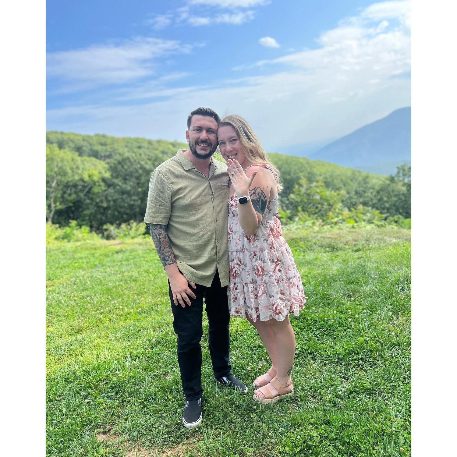 Our engagement at Wintergreen.