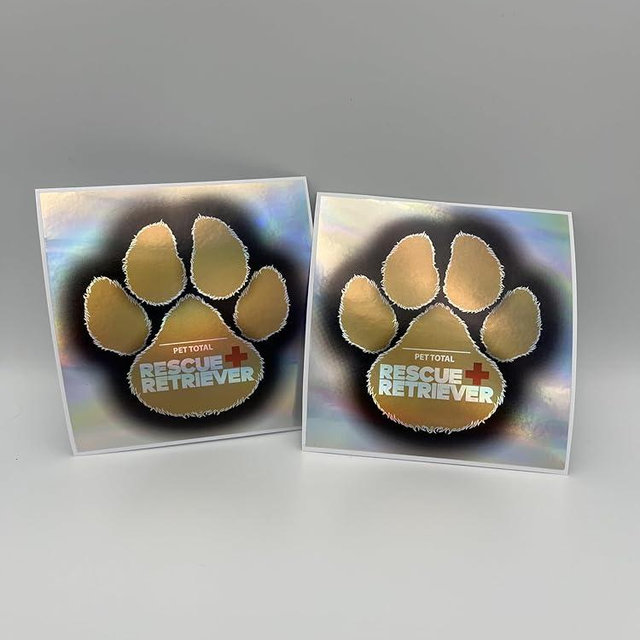 Rescue Retriever Pet Alert Sticker. Ultimate pet Rescue Alert When paired with Rescue Retriever pet Smoke Detector.
