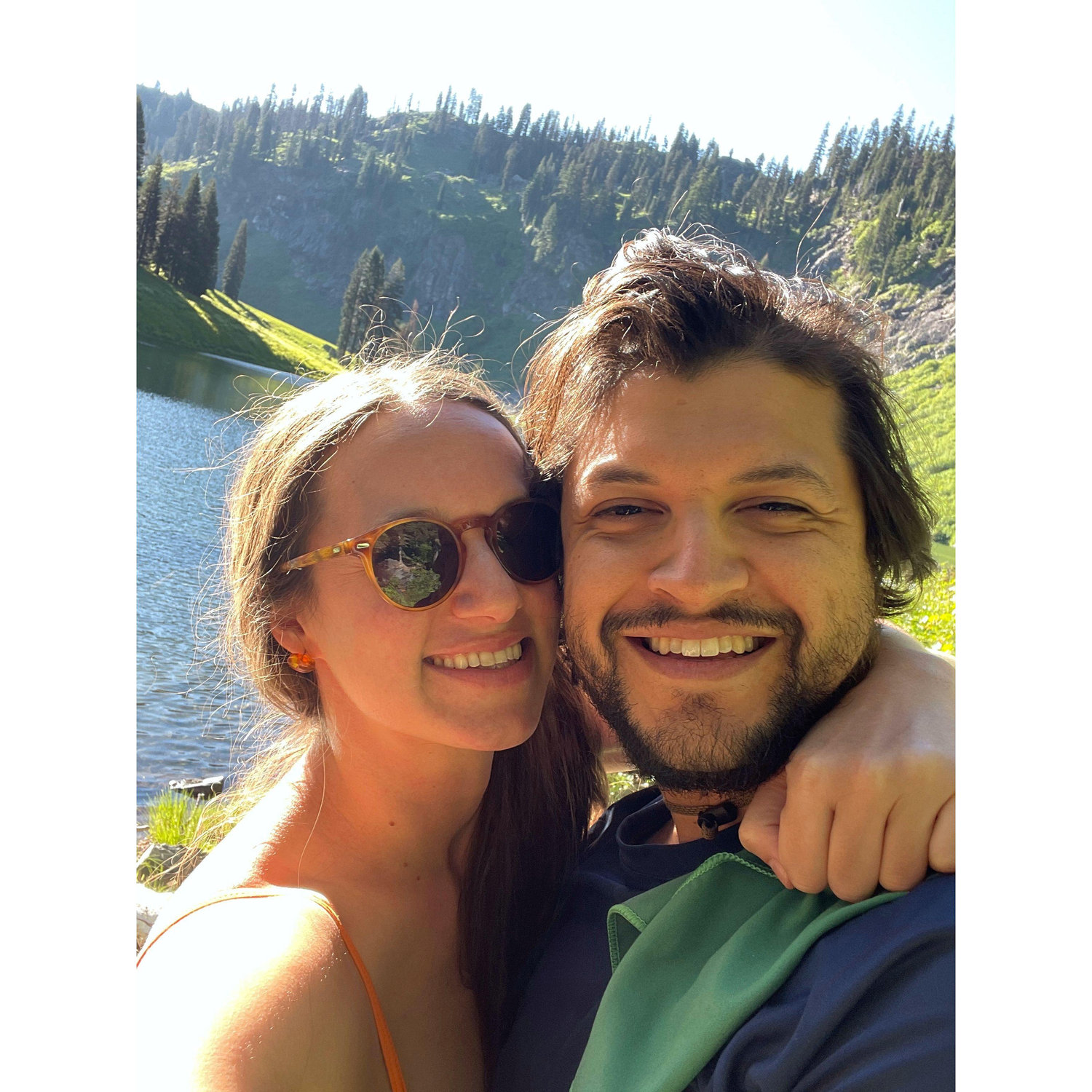 Our first backpacking trip together! Marble Mountains Wilderness, California.