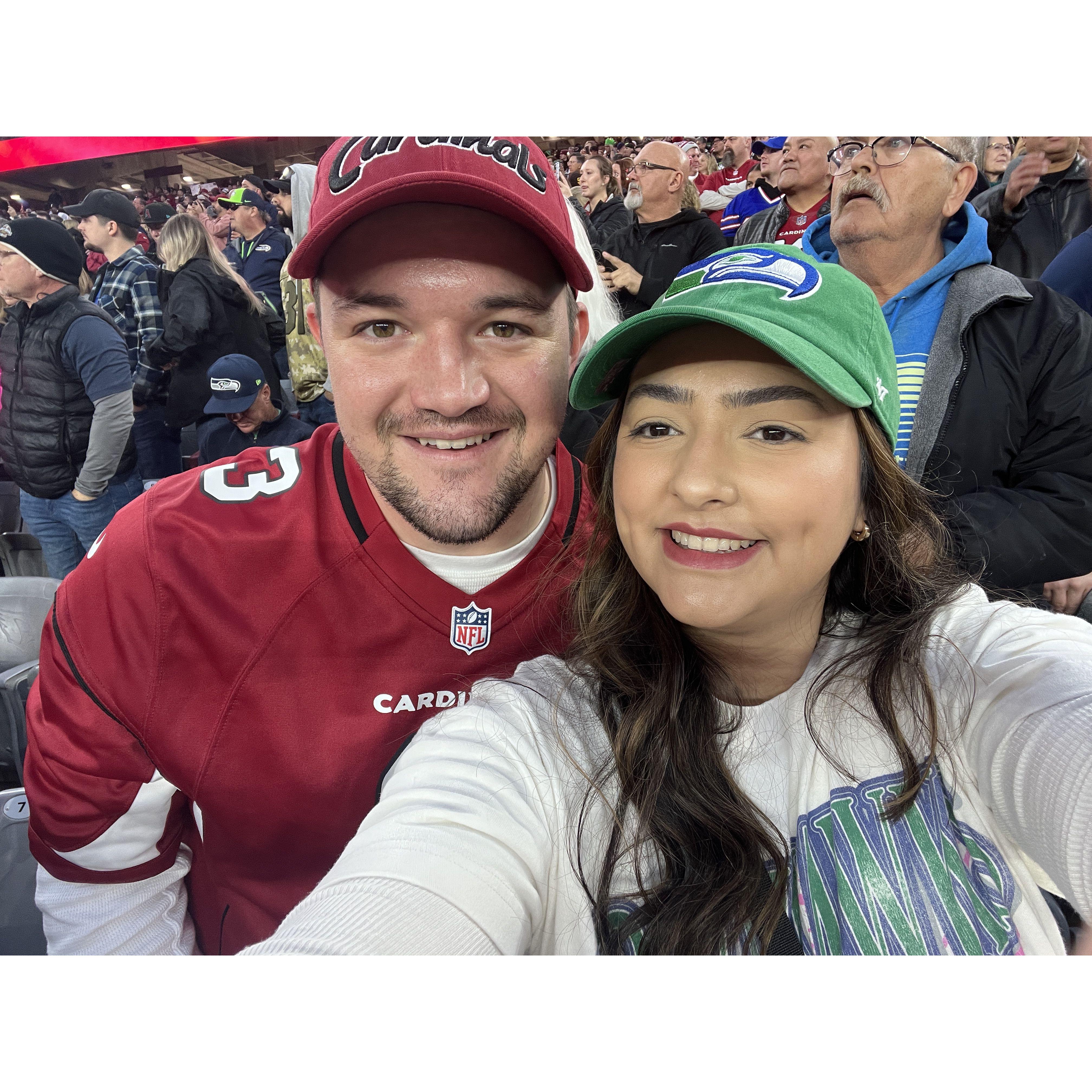 FIRST SEAHAWKS VS CARDINALS GAME