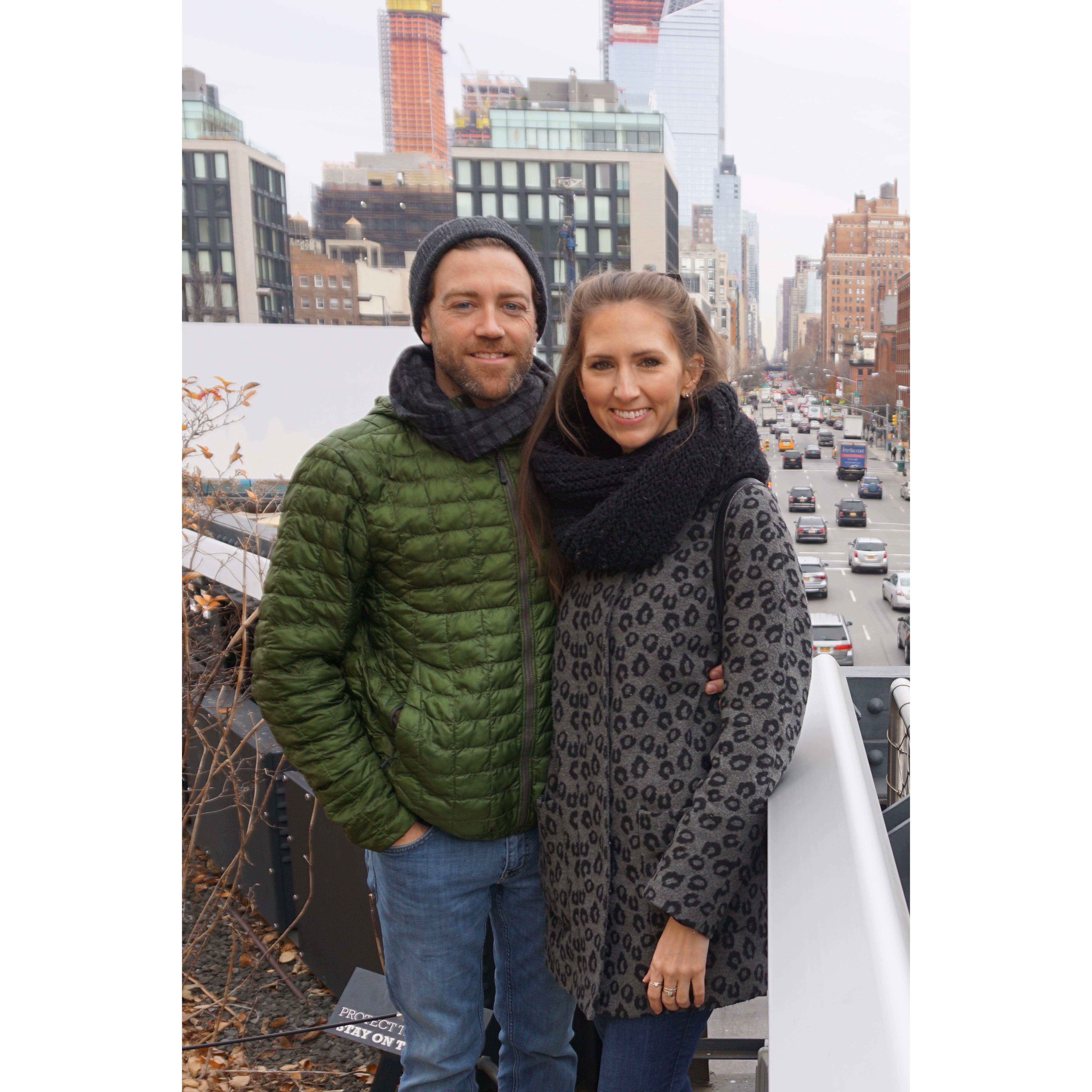 The highline, NYC, winter 2017.