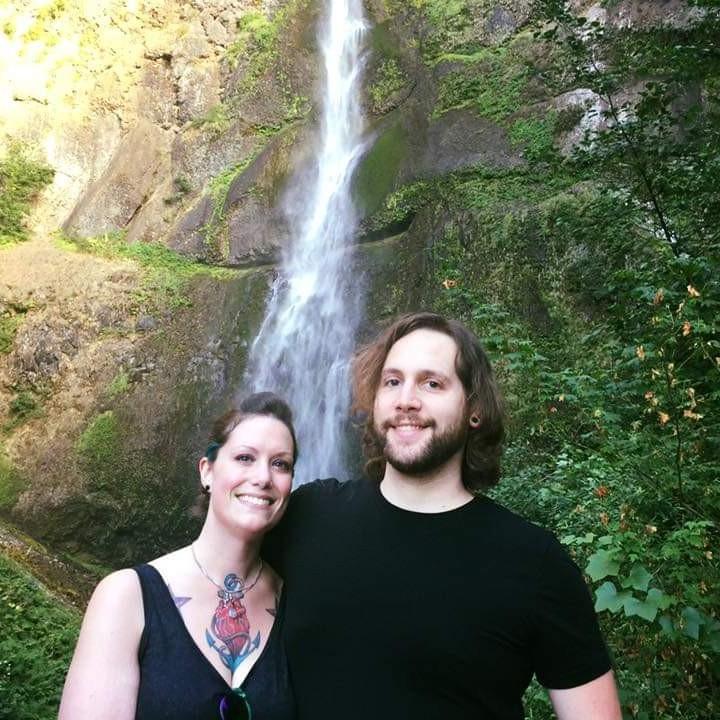 August 20, 2017. On our way to The Dalles, OR to watch the solar eclipse. We stopped off here at Multnomah Falls, OR.