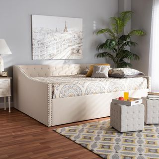 Haylie Modern and Contemporary Upholstered Daybed