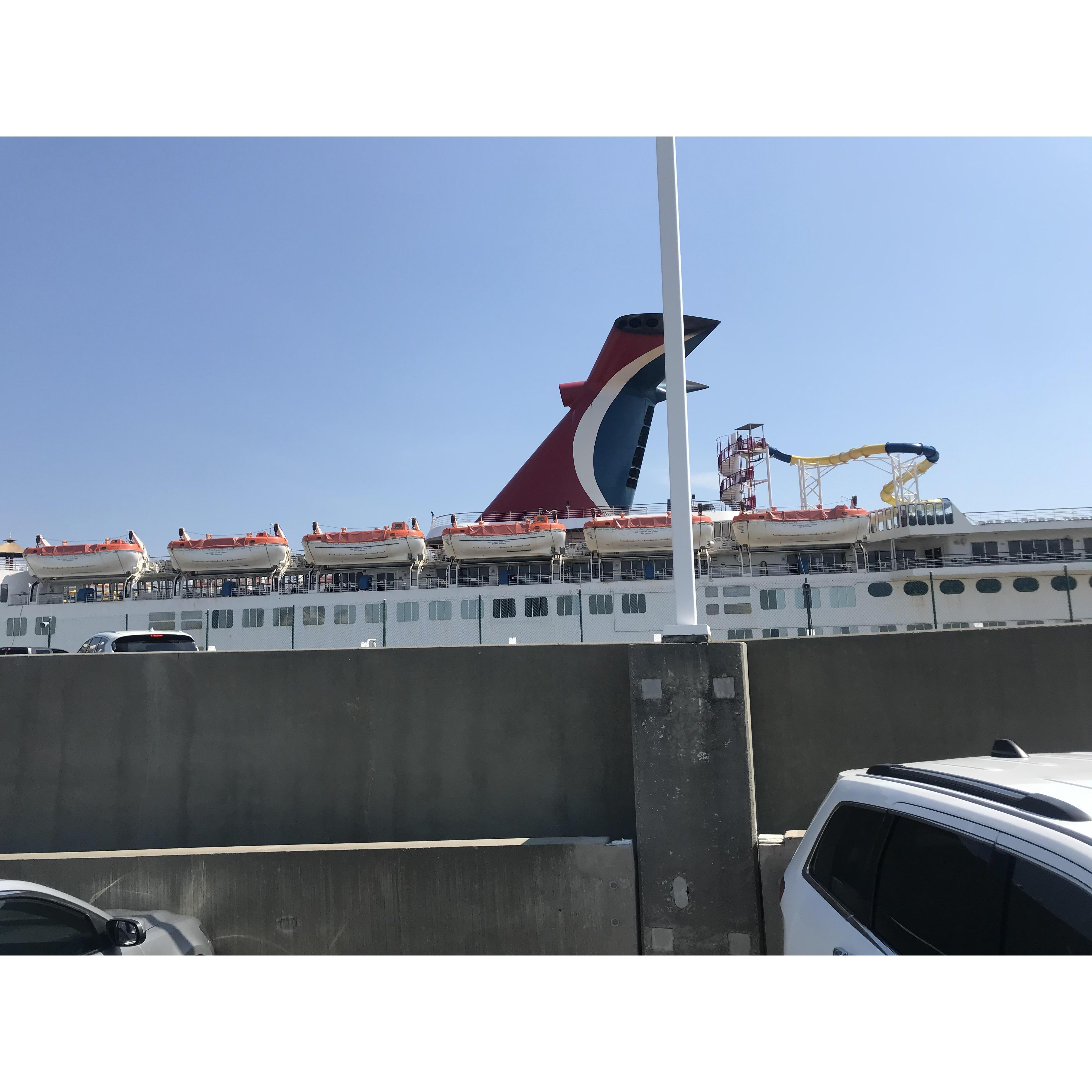 Our first cruise together, Carnival Fantasy September 2019