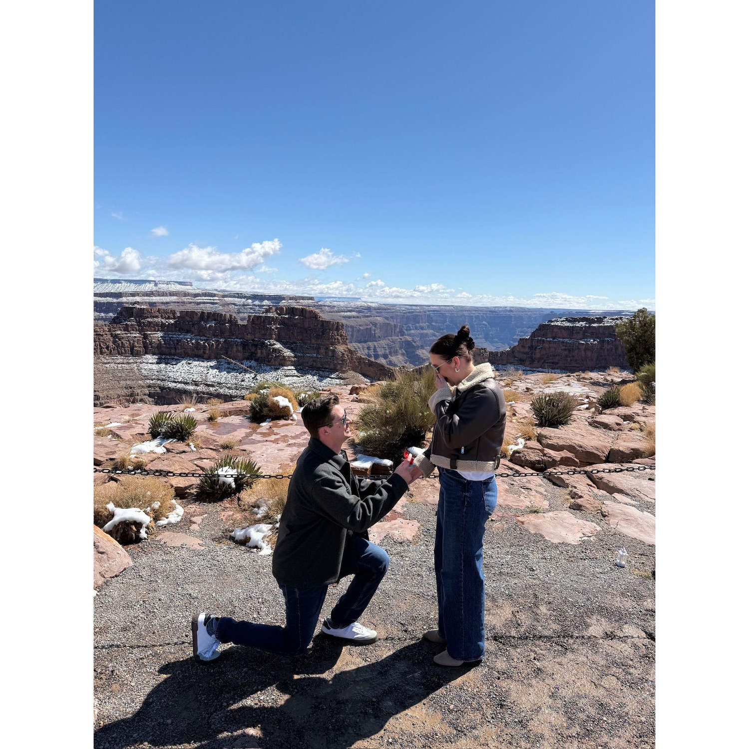 We got engaged!
